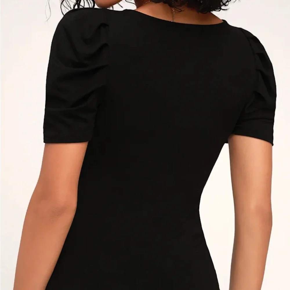 TWO Lulus Esme White Puff Sleeve Tops - Picture 7 of 7
